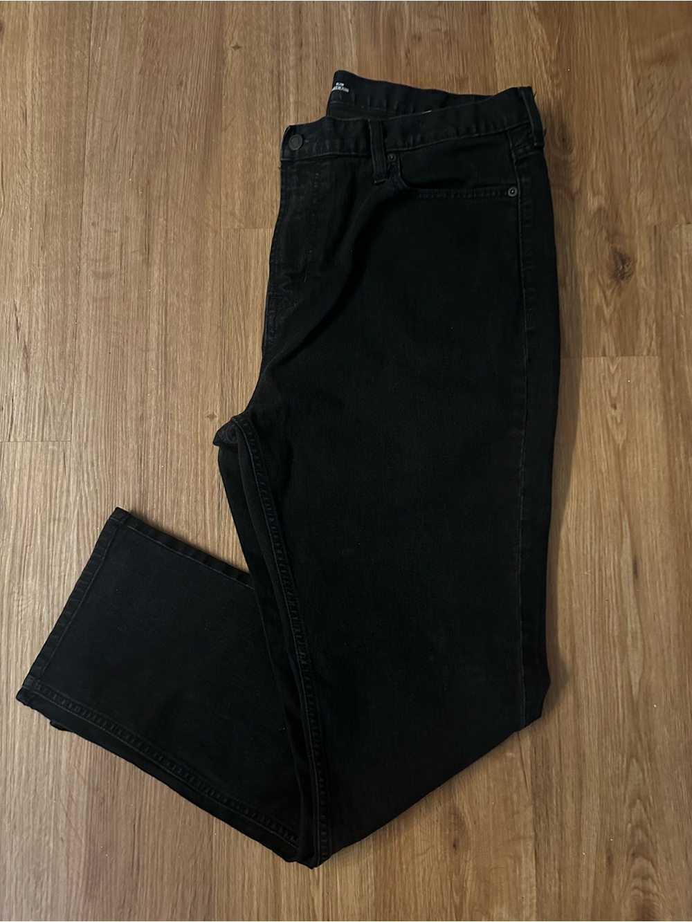 Old Navy Men's Black Straight-Leg Jeans size 38x30 Slim